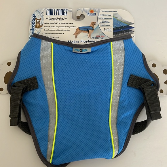 CHILLYDOGZ  Cooling Vest for Dogs Small 20 to 26 New with Tags - Picture 2 of 5